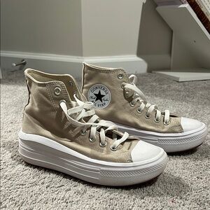 Converse Women's High-Top Sneakers - Beige